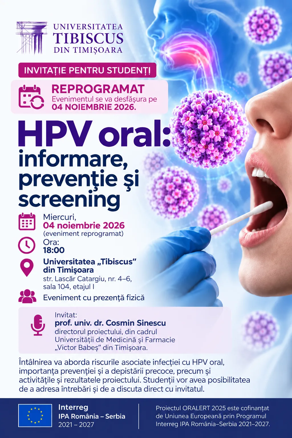 hpv oral informare și prevenție